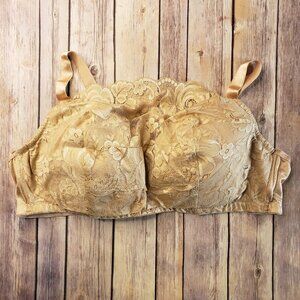 Comfort Choice tan lace bra size 48C